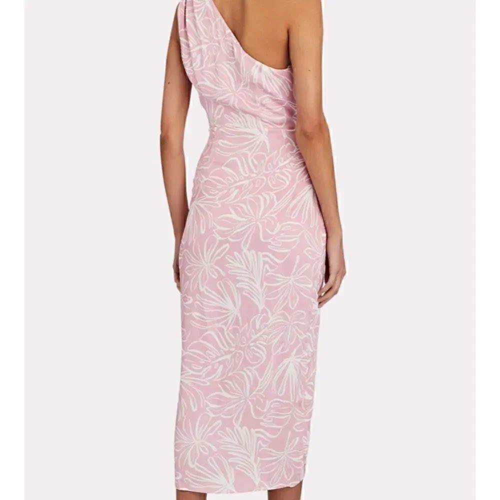 Saylor Emiliana One Shoulder Pink Dress Small - Picture 3 of 7